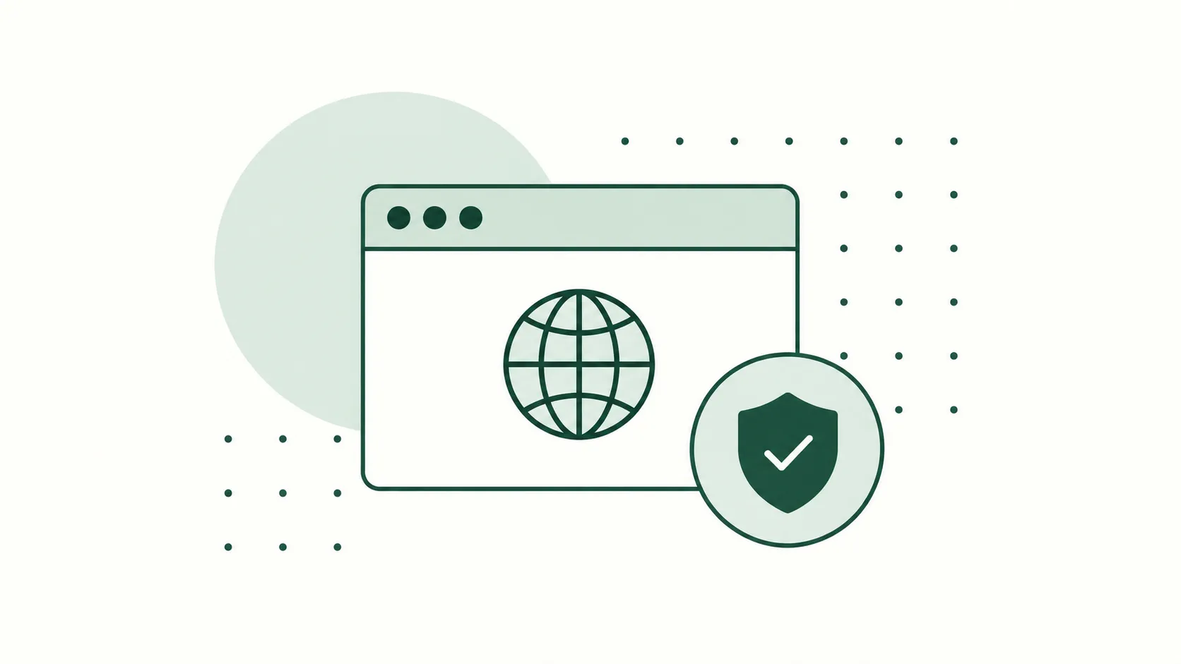 Illustration of website services