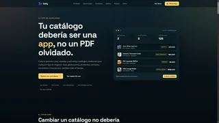 Catly: product introduction and catalog preview.