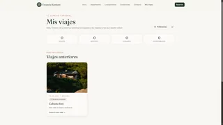 Guest area and trip history.