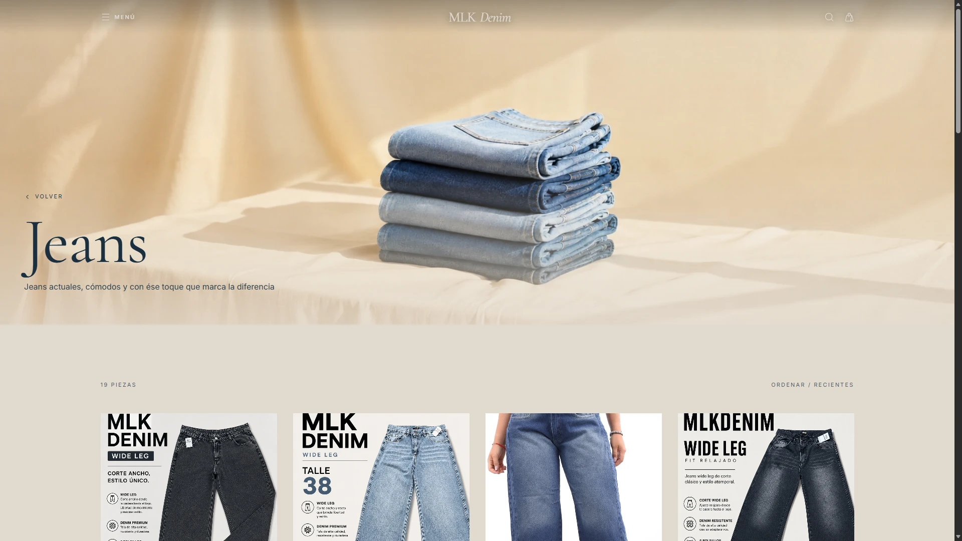 Jeans collection.