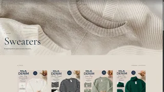 Sweater collection.