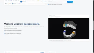 Interactive 3D dental visualization preview.