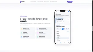 Employee schedule on mobile.