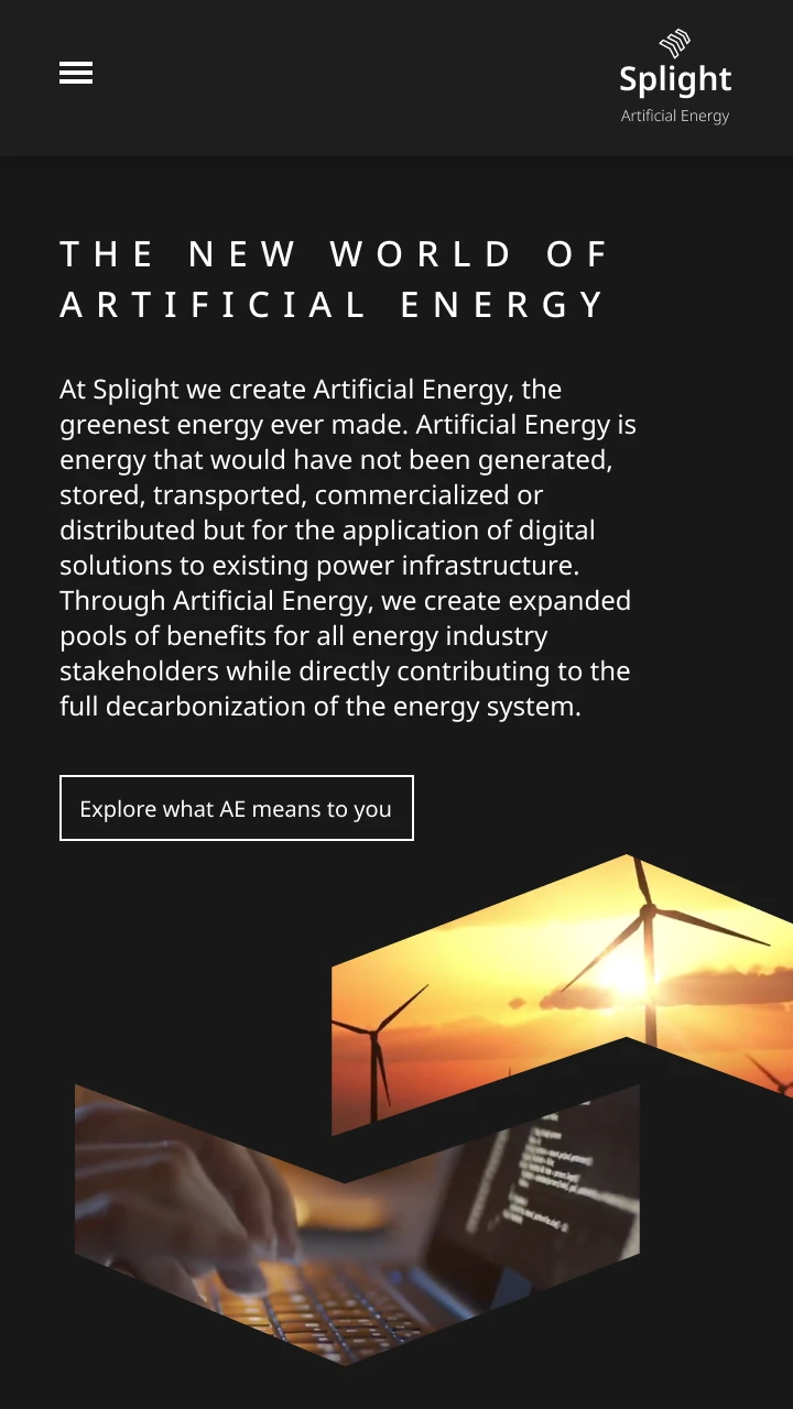 Original website: introduction to Artificial Energy.