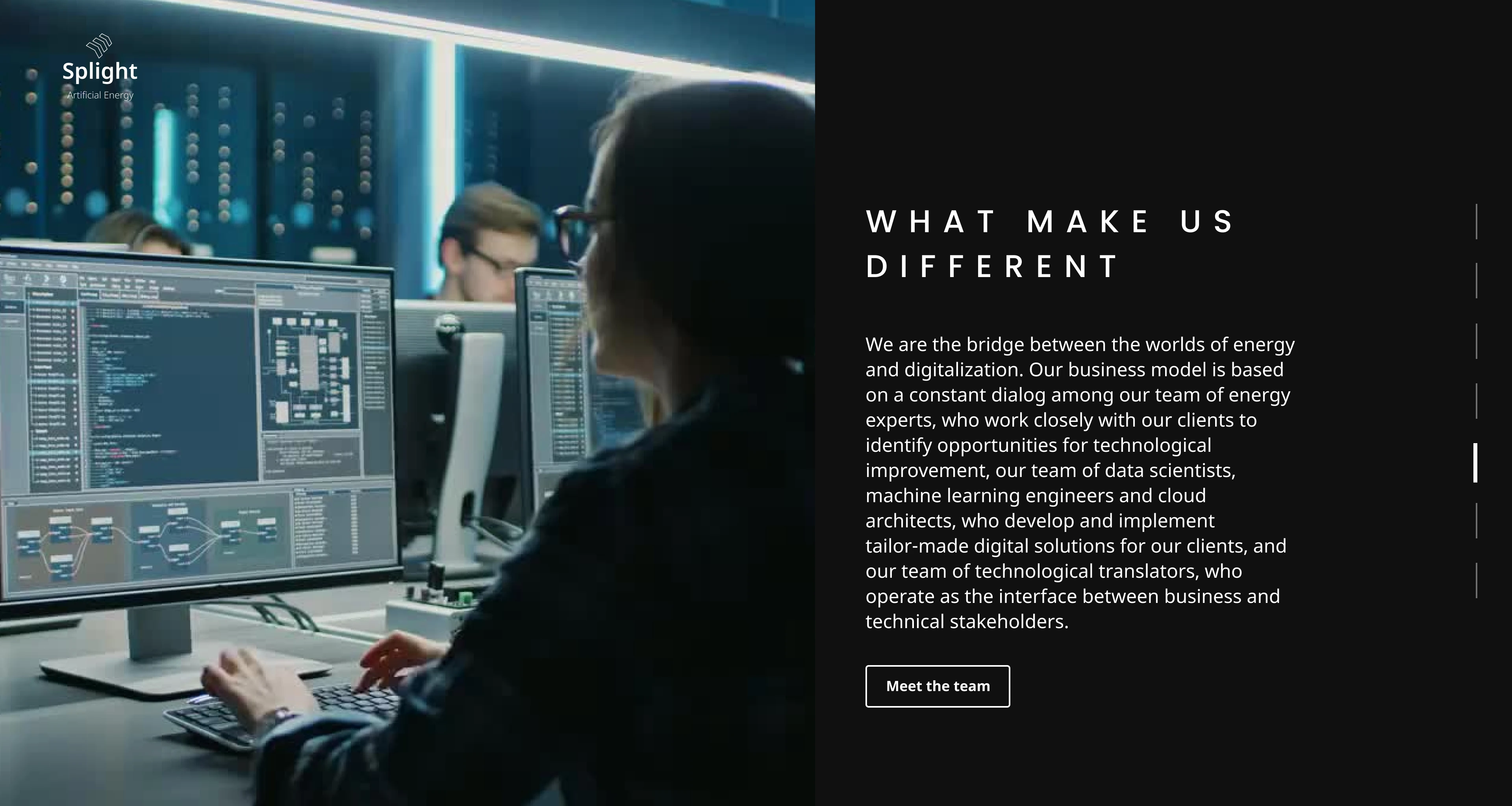 Original website: technology and company positioning.